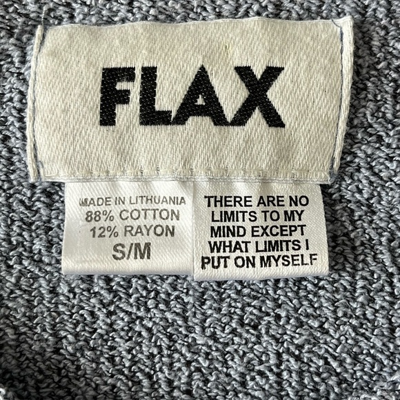 Flax by Angelheart Cotton Blend Knit Button Front Cardigan Boho Slouchy Size S/M - Picture 9 of 13